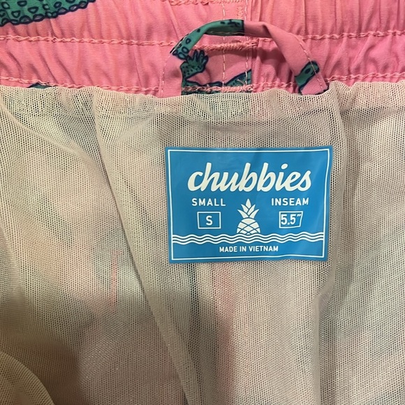 Chubbies The Glades Print 5.5” Swim Trunks Alligator crocodile Small - Picture 5 of 6